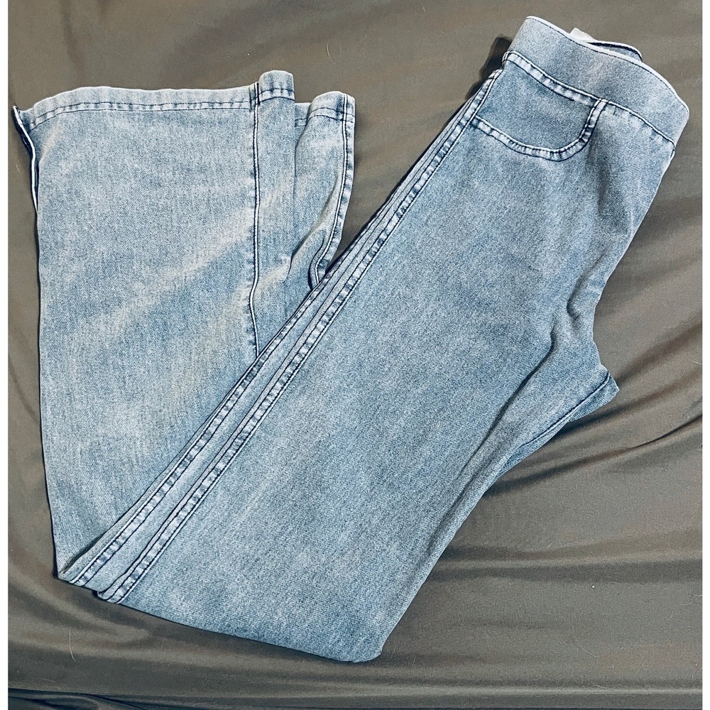 H&M Girls Kids Jeggings Flare Medium/Light Wash Size 18